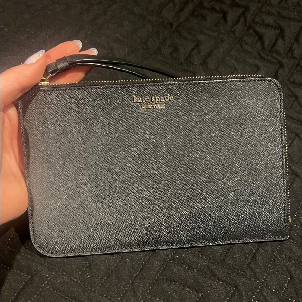 Kate Spade Black Wristlet